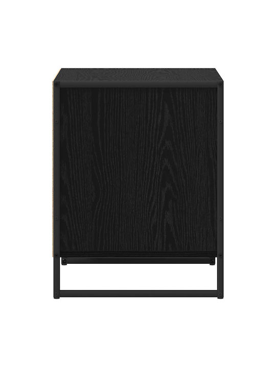Noptiere Negre 2buc 50x39.5x50cm