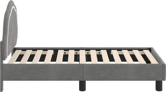 Kinderbett Einzeln Gray für Matratze 70x140cm