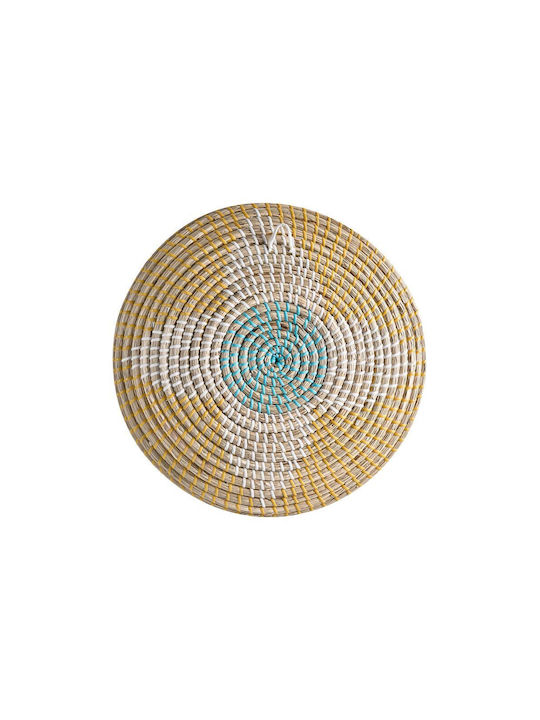 Beliani Set 6 decorațiuni de perete din iarbă de mare multicolore Bacninh