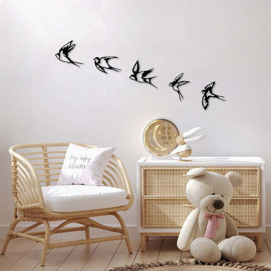 Megapap από Μέταλλο Swallows 19x19cm 5τμχ Megapap από Μέταλλο Swallows 19x19cm 5τμχ
