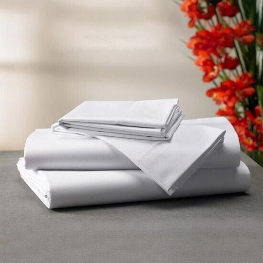 Sunshine Myrto Hotel Sheet White Semi-Double 190x270cm