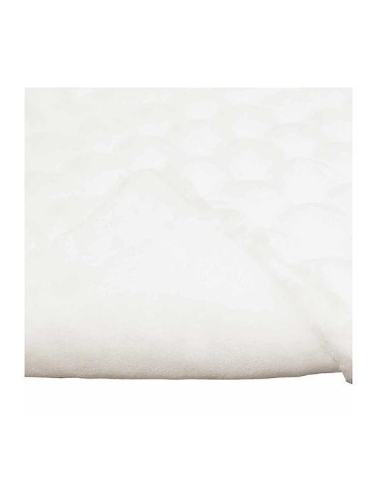 vidaXL Pelzige Decke Übergröße 240x270cm Weiß