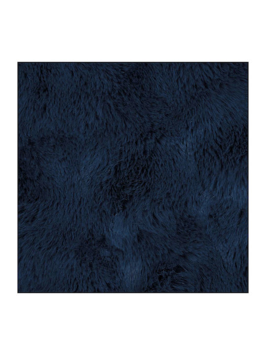 vidaXL Pelzige Decke Moni 150x220cm Hellblau Blau