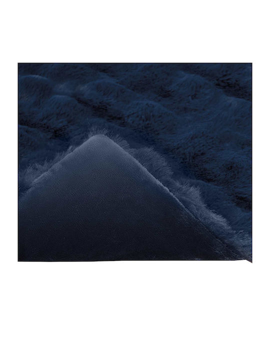 vidaXL Pelzige Decke Übergröße 220x240cm Hellblau Blau