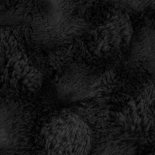 vidaXL Pelzige Decke Übergröße 220x240cm Schwarz