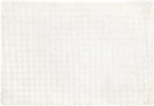 vidaXL Furry Blanket Single 150x220cm White