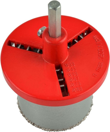 Geko Diamond Hole Saw Set and Building Materials for Firebrick and Tile