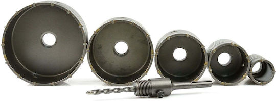 Geko Lochsäge Karbid mit Durchmesser von 40mm bis 125mm für Beton und Kunststoff