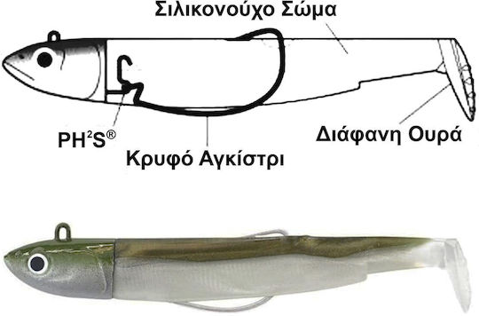 Fiiish Black Minnow Μολυβοκεφαλές Ψαρέματος Σετ 2τμχ No1 6gr