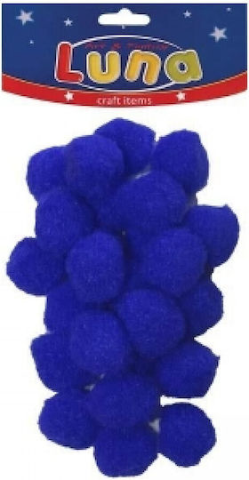 The Littlies Pom Pom Craft Red Set of 60pcs