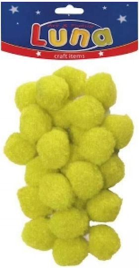 The Littlies Pom Pom Craft Red Set of 60pcs