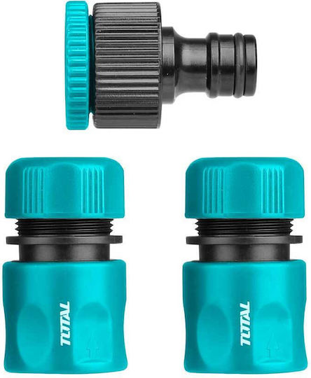 Total THWS030301 Quick Connector Water Pipe 3pcs 13x13mm 3pcs