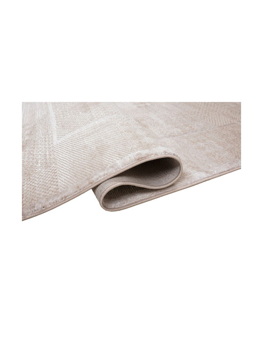 Klonaras Modern 9302 Χαλί Στρογγυλό Cream Φ160cm
