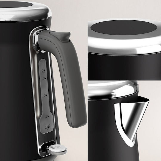 Tefal Botley Fierbător 1.7lt 2400W Negru