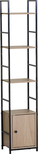 Βιβλιοθήκη Μαύρος 29.1x23.5x144εκ. Βιβλιοθήκη Μαύρος 29.1x23.5x144εκ.
