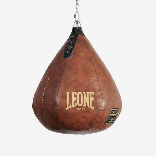 Leone Vintage Punching Bag 18kg 48cm Brown