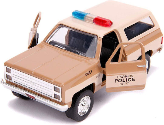 Jada Toys Stranger Things Hoppers Chevy K5 Blazer Количка 1:32 Полицейска кола