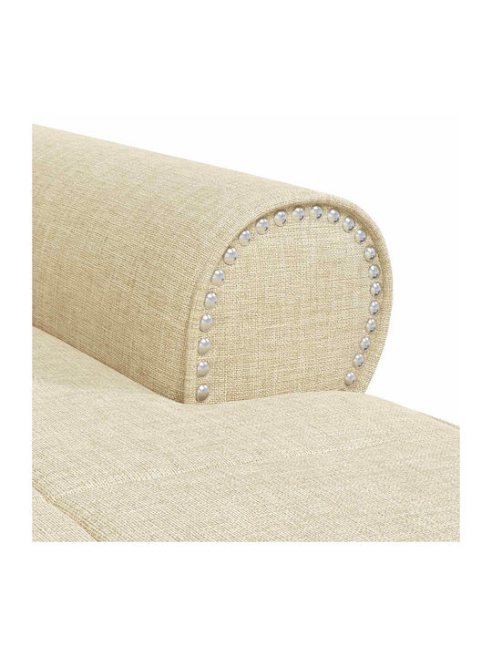 Modern Liegestuhl Beige M91xB157xH91cm