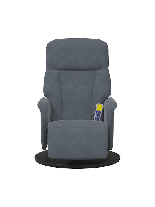 Modern Velvet Gray Recliner M91xW71xH105cm