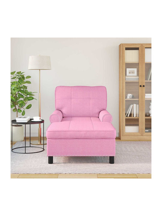 Modernes Liegestuhl Rosa M91xB157xH91cm