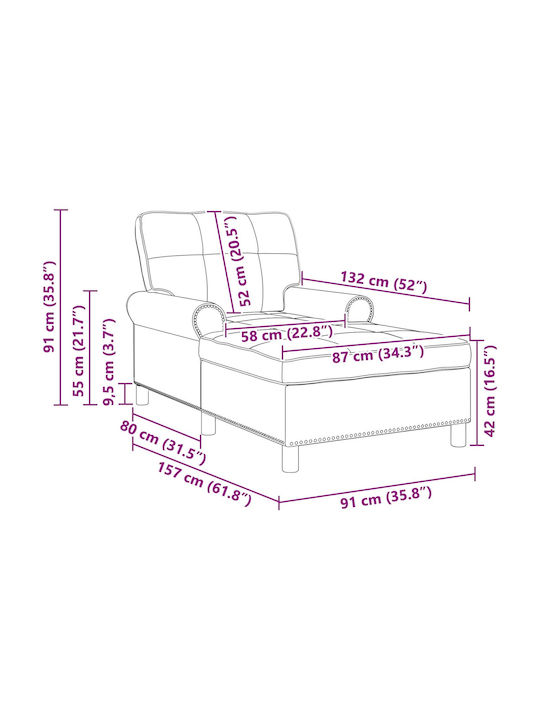 Modern Gray Recliner