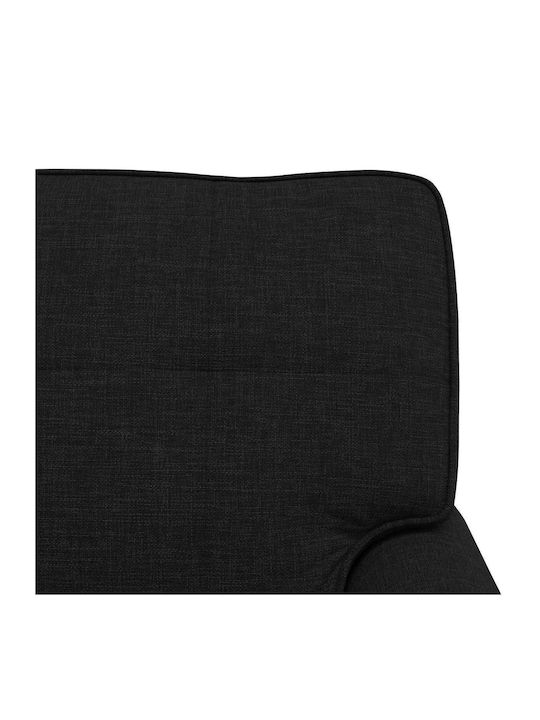 Șezlong Modern Negru L91xL157xÎ91cm