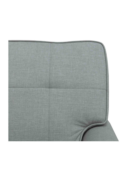 Moderner Liegestuhl Grau Länge 91xBreite 157xHöhe 91cm