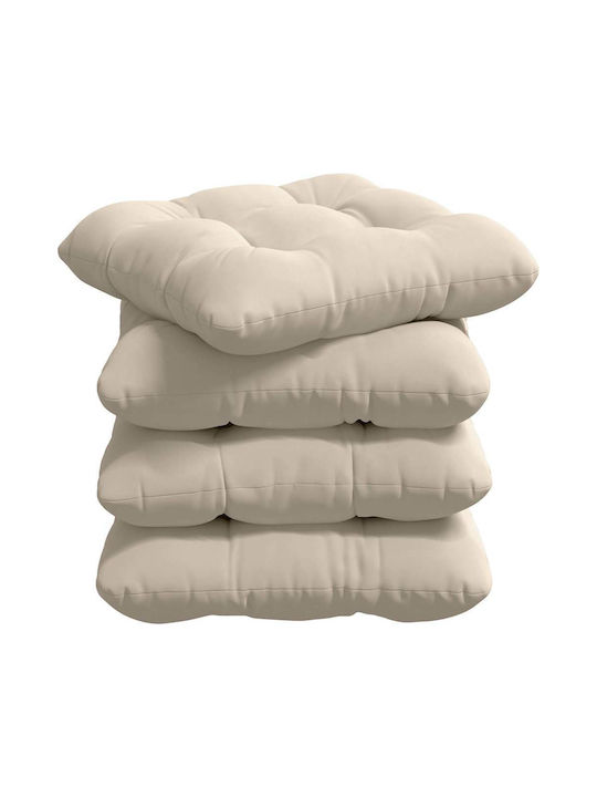 vidaXL Perna De Canapea Bej 40x40cm