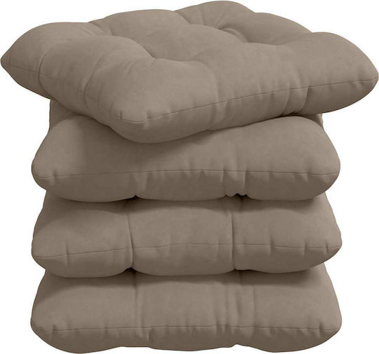 vidaXL Perna De Canapea Maro 40x40cm