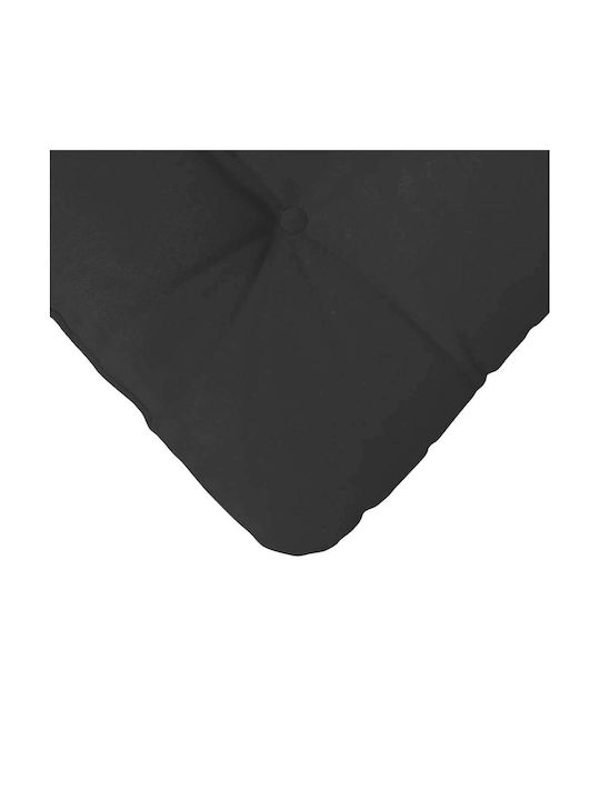vidaXL Perna De Canapea Neagră 40x40cm