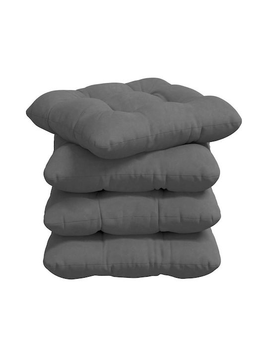 vidaXL Grau Sofa-Kissen 40x40cm