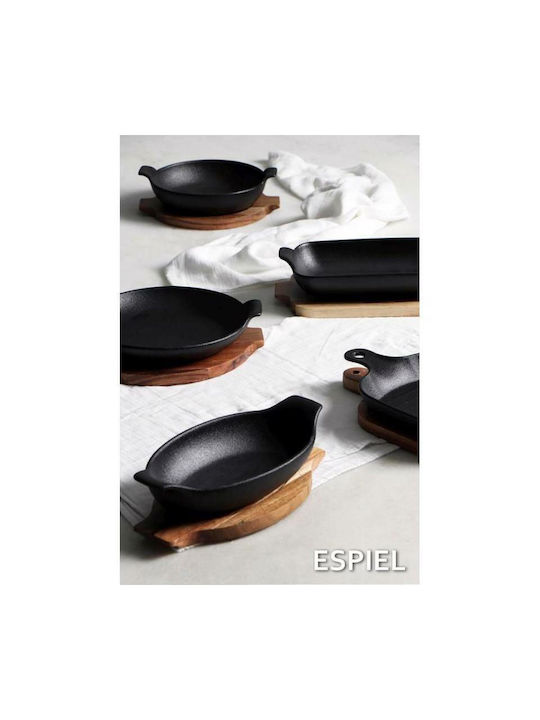 Espiel Ceramic Oval Individual Heat-Resistant Cookware 20.5x17.5x6cm