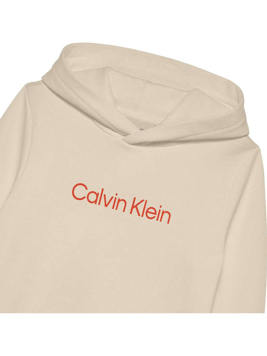 Kids Sweatshirt with Hood Beige
