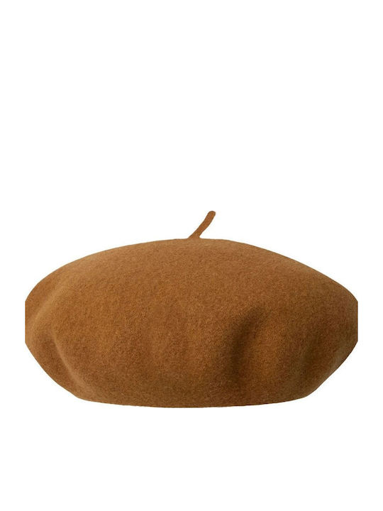 Kangol Wool Women's Beret Hat Brown