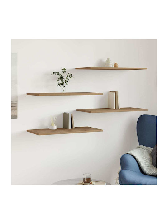 vidaXL Rectangular Bookcase Shelf made of Particleboard 40x30x1.5cm 805160 4pcs