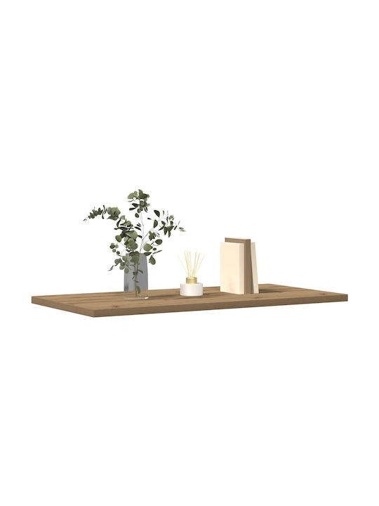vidaXL Rectangular Bookcase Shelf made of Particleboard 80x40x1.5cm 805336 4pcs