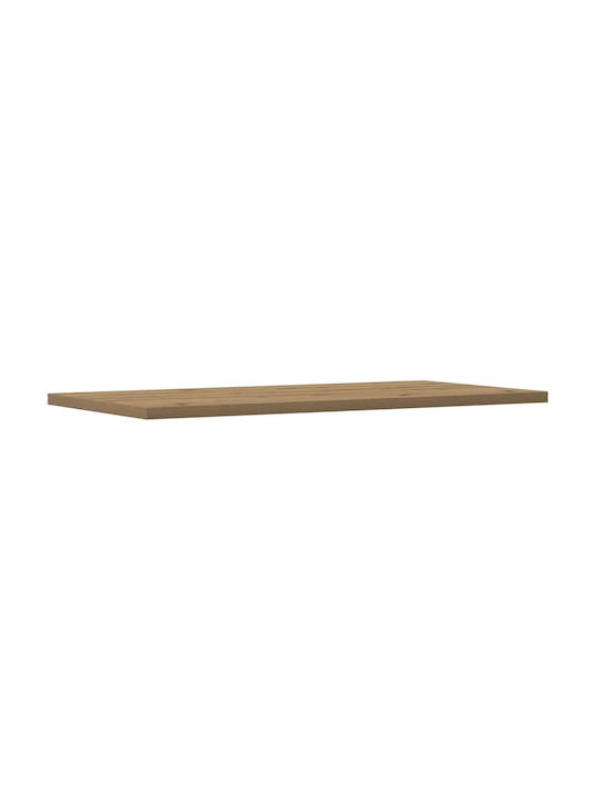 vidaXL Rectangular Raft de bibliotecă Placă din Lemn Agregat în culoarea Gri 60x30x1.5cm 805242 4buc