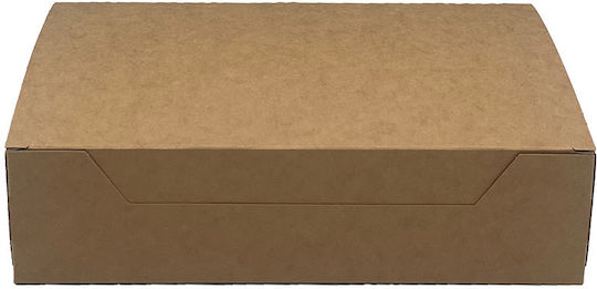 Хартиена Кутия Крафт 22x13x5.5см. Club Sandwich