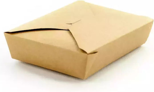 Σετ 100 Χάρτινα Κουτιά Kraft 19.5x14x4.8εκ.