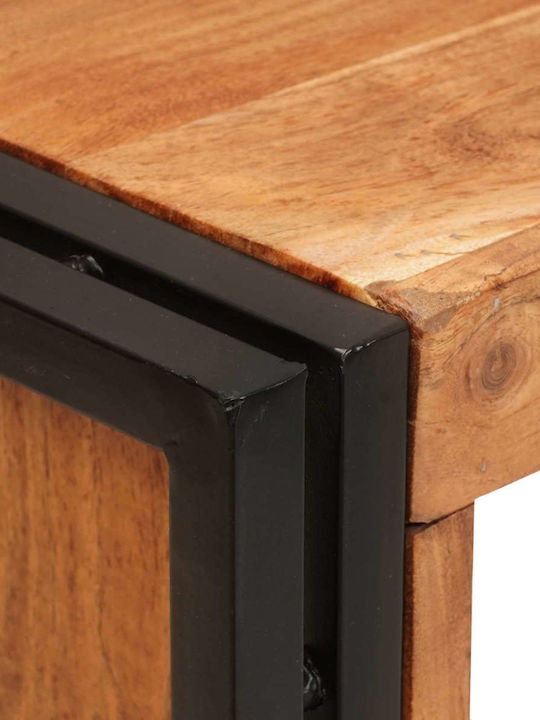 vidaXL Επιτραπέζια Κάβα Ποτών Ξύλινη Καφέ 100x45x33εκ.