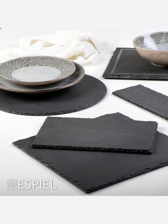 Espiel Πλατώ Σερβιρίσματος από Πέτρα 25x25x3εκ. Espiel Πλατώ Σερβιρίσματος από Πέτρα 25x25x3εκ.