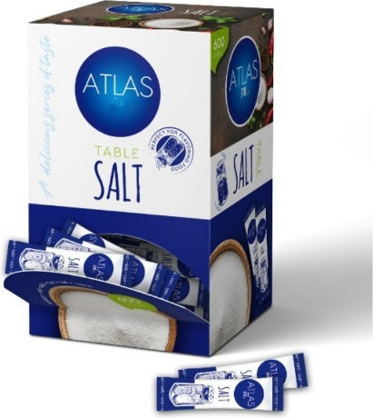 Atlas Αλατι Επιτραπεζιο Μεριδα 600sticksx1gr