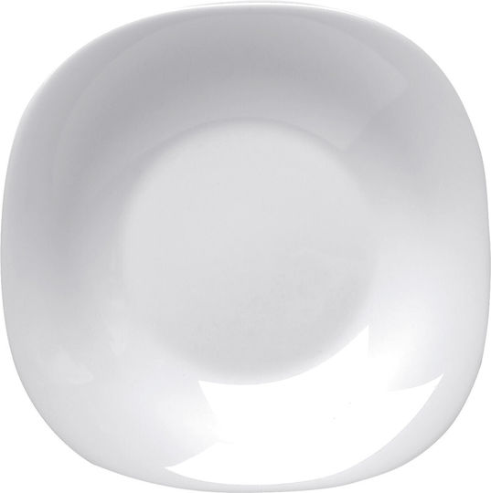 Bormioli Rocco Parma Farfurie Adâncă Pătrată Albă 23x23cm 6 Bucăți Bormioli Rocco Parma Farfurie Adâncă Pătrată Albă 23x23cm 6 Bucăți