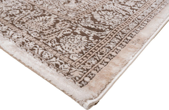 Klonaras Vintage 9298 Velvet Bedroom Rugs Set Vison 2004968 3pcs