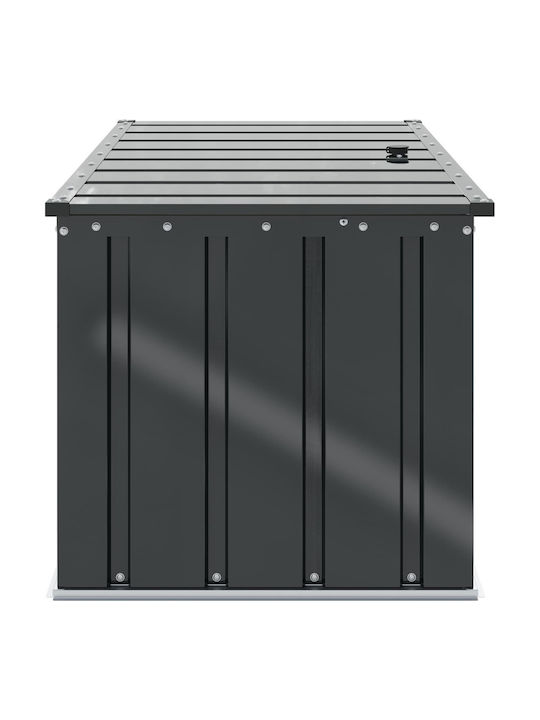 vidaXL Cutie de depozitare pentru exterior Lemn Negru L101xW56.5xH50buc
