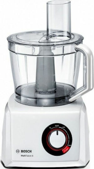 Bosch Multifunctional Food Processor 1100W with Pot 3.9lt and Jug Blender White