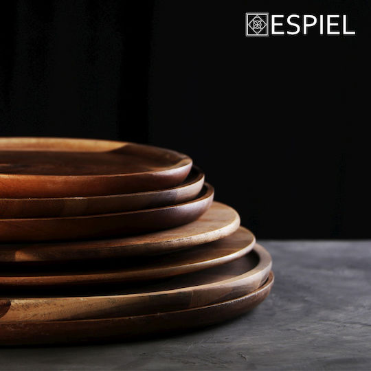 Espiel Сервираща платка Въртящ се Дърво 35x35бр 2бр