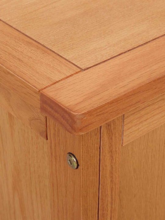 vidaXL Διακοσμητικό Μπαούλο Ξύλινο Καφέ 110x50x50εκ.