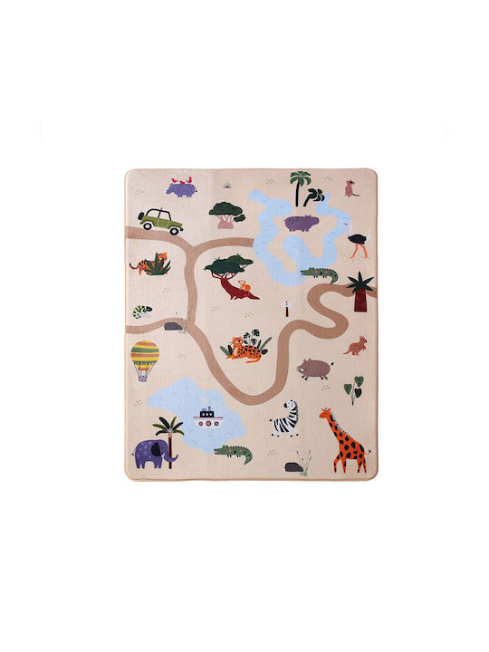 Hakuna Matte Handgefertigter Kinderteppich Koralle 150x200cm Dicke 15mm