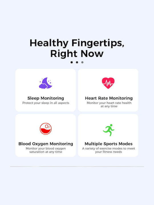 Kyklō Smart Ring 22.3mm Waterproof with Heart Rate Monitor Black